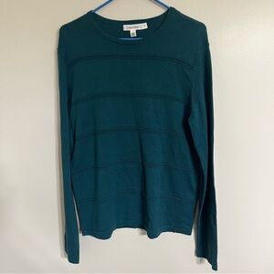 NWT Men’s Calvin Klein Crew Neck Cotton Modal Master‎ Green Sweater Size Medium